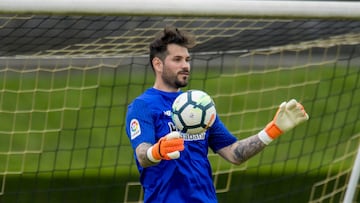 Herrerín ante el Santutxu en Artunduaga.