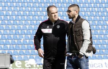 Visnjic, dialogante y cercano al jugador en su primer día