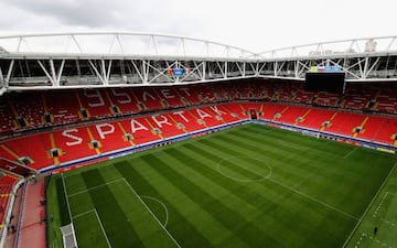 MOSCOW, RUSSIA - JULY 02: General view inside the stadium prior to the FIFA Confederations Cup Russia 2017