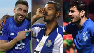 Herrera, "Tecatito" y Briseño en el once ideal de la liga portuguesa