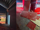 Graves daños en el estadio de Independiente tras los sucesos violentos ante la U de Chile