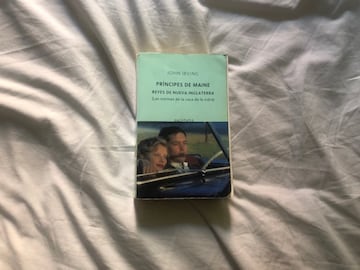 Siempre que miro este libro en mi estantería se me viene esa frase: "Buenas noches Príncipes de Maine, Reyes de Nueva Inglaterra". John Irving es un fantástico escritor pero ésta siempre será mi novela de las suyas favorita. Extensa, dura, en torno al aborto, la vida. En 1999, la película 'Las normas de la casa de la sidra' se rodó basada en ella. También resulta inolvidable. 