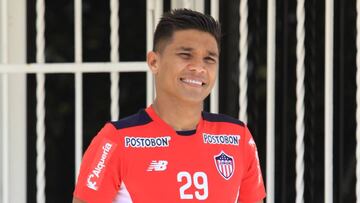 Teófilo Gutiérrez, jugador colombiano de Junior de Barranquilla