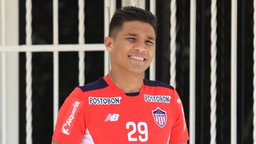 Te&oacute;filo Guti&eacute;rrez, jugador colombiano de Junior de Barranquilla