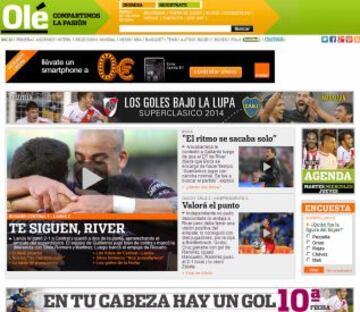 Portadas de la prensa extranjera