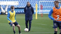 Entrenamiento Deportivo de La Coruña. Óscar Cano Diego Gómez