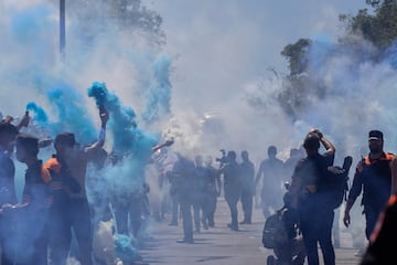 Hinchas del Leganés reciben a los pepineros la jornada del ascenso a Primera. 