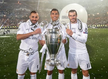 La 'BBC'  sumó en total 911 goles para el Madrid y un total de 60 títulos siendo grandes protagonistas de una de las mejores épocas del Real Madrid. Que no es poco.