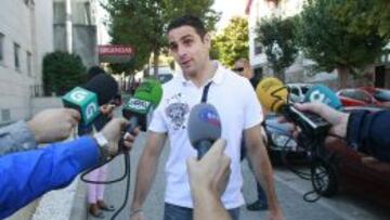 Antonio Núñez, pasó el reconocimiento médico en A Coruña.