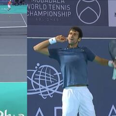 El punto que le dio la victoria a Djokovic: puso a la grada en pie