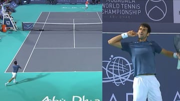 Djokovic y un punto que puso a la grada en pie ¡Tremendo!