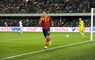 Negredo celebra su gol 0-2