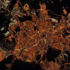 La espectacular imagen de Madrid captada por un astronauta