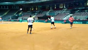 Así lució Marcelo Ríos la '8' de Vidal en la práctica de Chile