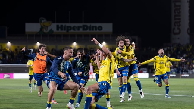 Las Palmas reina en la agonía