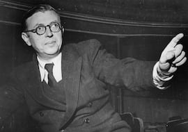 Jean-Paul Sartre, filósofo: “La felicidad no es hacer lo que uno quiere, sino querer lo que uno hace”