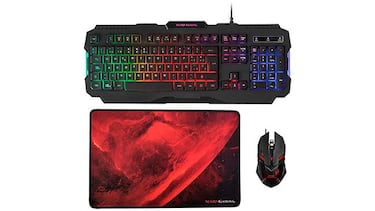 Tenemos el mejor combo gaming en calidad y precio, con teclado, ratn y alfombrilla