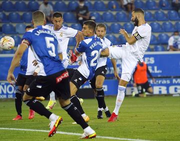 Benzema anotó el 0-1.