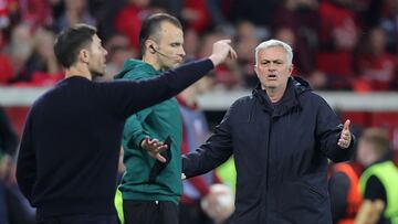 Xabi Alonso y José Mourinho