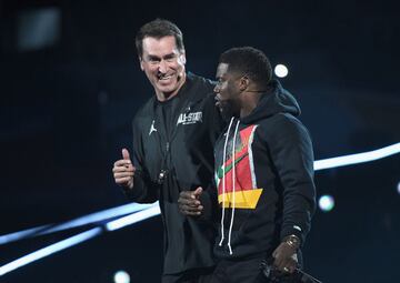 Rob Riggle y Kevin Hart.