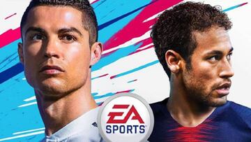 La portada de FIFA 19 que compartirán Cristiano Ronaldo (Real Madrid) y Neymar (PSG).