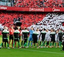 Las aficiones del Betis y del Sevilla dan ejemplo en Carmona