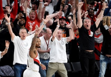 Portland Trail Blazers vencieron a Oklahoma City Thunder en los Playoffs de la NBA