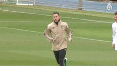 Eden Hazard vuelve a entrenarse con el grupo 66 días después