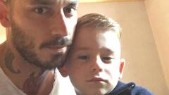 El increíble parecido del hijo de Pinilla con estrella del City