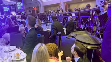 Evacúa Donald Trump la Casa Blanca durante evento