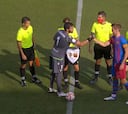 Un doblete de Koné devuelve la sonrisa al Castellón y frena al filial del Barça