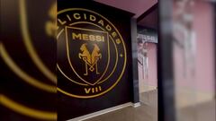 Espectacular decoración del DRV PNK Stadium a los pies de Messi