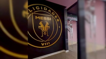 Espectacular decoración del DRV PNK Stadium a los pies de Messi
