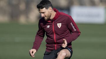 Aduriz, estos días en Lezama