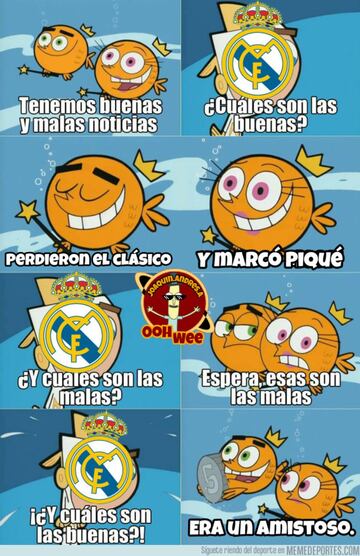 Los memes más divertidos del primer Real Madrid-Barcelona