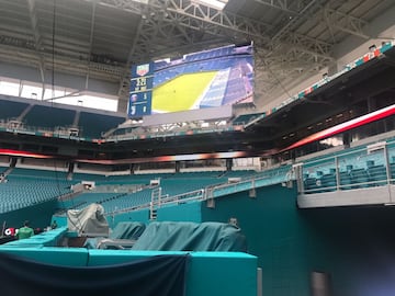 El Hard Rock Stadium, casa de los Miami Dolphins, está listo para el PSG vs Juventus y El Clásico Miami. Será el primer partido de fútbol en el estadio desde su remodelación.