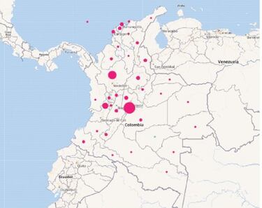 Mapa de casos y muertes por coronavirus por departamentos en Colombia: hoy, 30 de diciembre