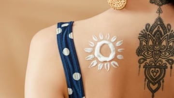 Crema tatuajes farmacia Bepanthol Tattoo SPF 50+ resistente al agua