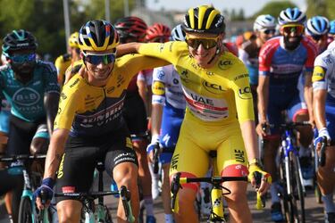 Roglic tiene tomada la medida a Pogacar desde el pasado Tour