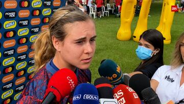 Catalina Pérez enfocada para el partido con Ecuador