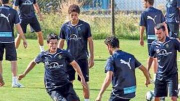 <b>POSIBLE NOVEDAD. </b>Canobbio se ejercitó ayer otra vez con normalidad con el resto del grupo.