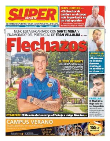 Portadas de la prensa deportiva