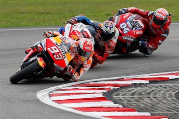 Marc Márquez en el GP de Malasia. 