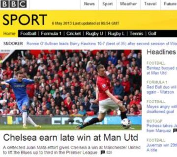 Portadas de la prensa extranjera