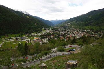 Panorámica del pelotón. 