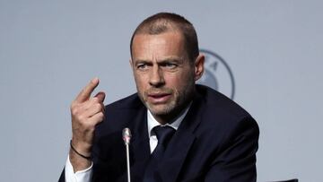 Aleksander Ceferin, presidente de la UEFA.