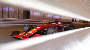 Leclerc durante la clasificación del GP de Mónaco 2021.