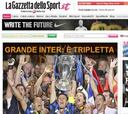 La prensa europea se rinde al ''triplete'' conquistado por el Inter de Mourinho y Milito