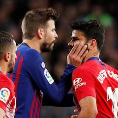 Piqué, a Diego Costa: "¡Cállate ya! ¿Qué quieres, que te caigan cuatro partidos?"