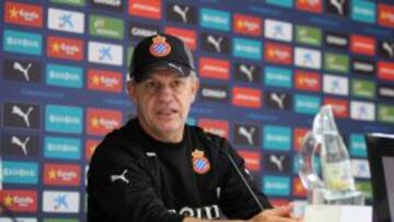 Aguirre, en rueda de prensa.